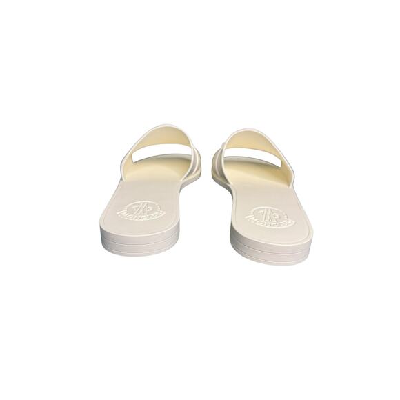 Moncler NIB Mon Ligo Slides in White Size 39 - Picture 12 of 14